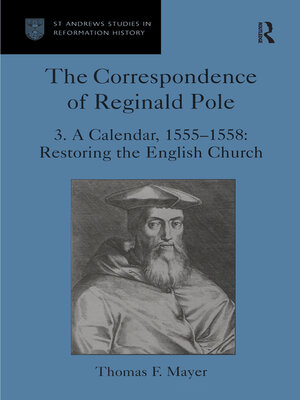 cover image of The Correspondence of Reginald Pole